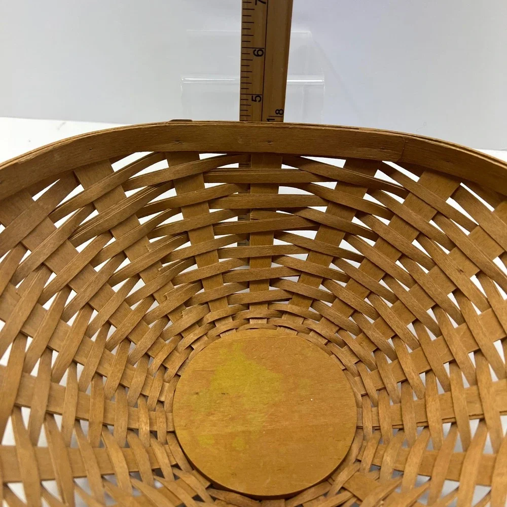 Longaberger 2009‎ Baskets Dresden OH USA Woven Wood Oval Serving Display